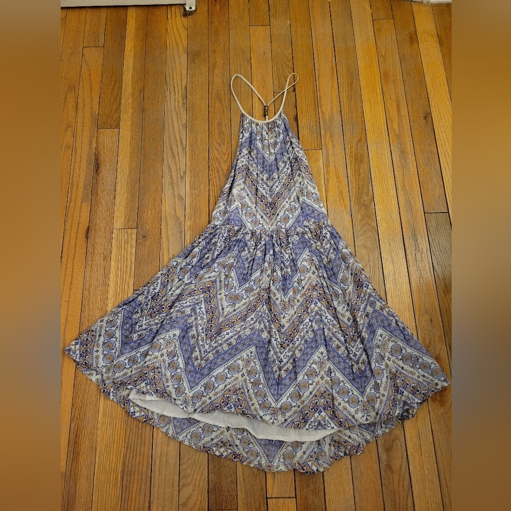 Urban Outfitters purple pattern mini dress Size 4